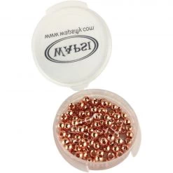 Wapsi Fly Brass Cyclops Bead Head Copper 100 Pack