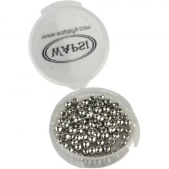 Wapsi Fly Brass Cyclops Bead Head Nickel 100 Pack