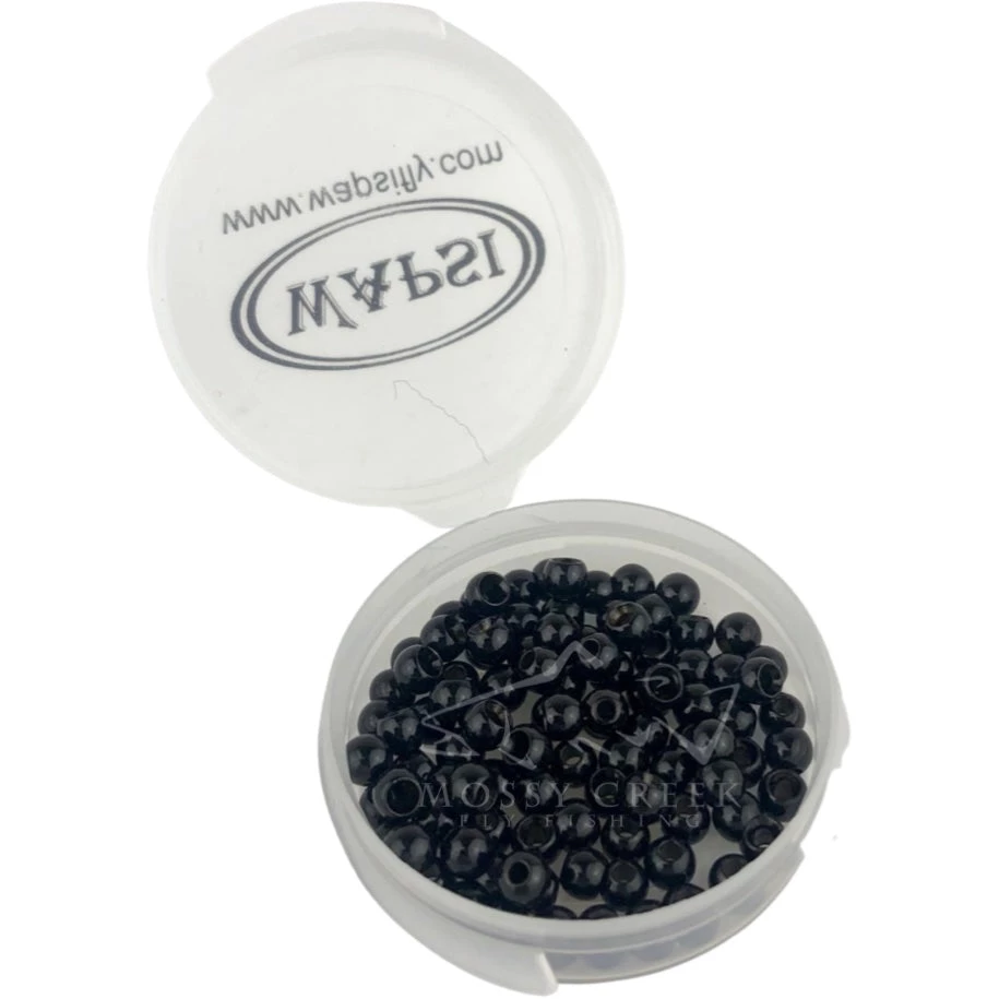 Wapsi Fly Beads, Cones, Eyes Brass Cyclops Bead Head Black 100 Pack 1 Wapsi Fly Beads, Cones, Eyes Brass Cyclops Bead Head Black 100 Pack