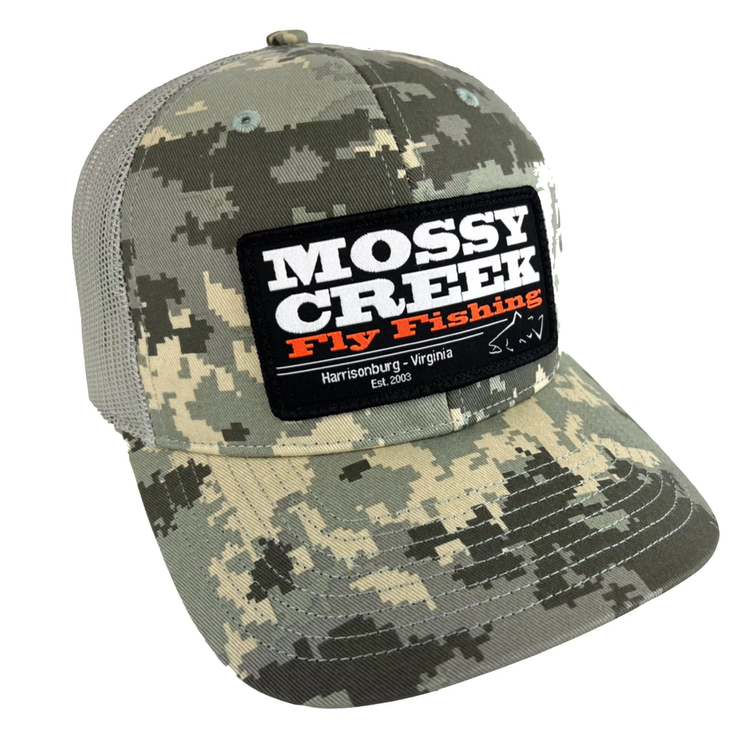 Mossy Creek Fly Fishing Mossy Creek Patch Trucker Digi Camo Hats 1 Mossy Creek Fly Fishing Mossy Creek Patch Trucker Digi Camo Hats