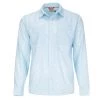 Simms Fishing Products Shirts Simms Double Haul LS Shirt Sky Texture Wave Print