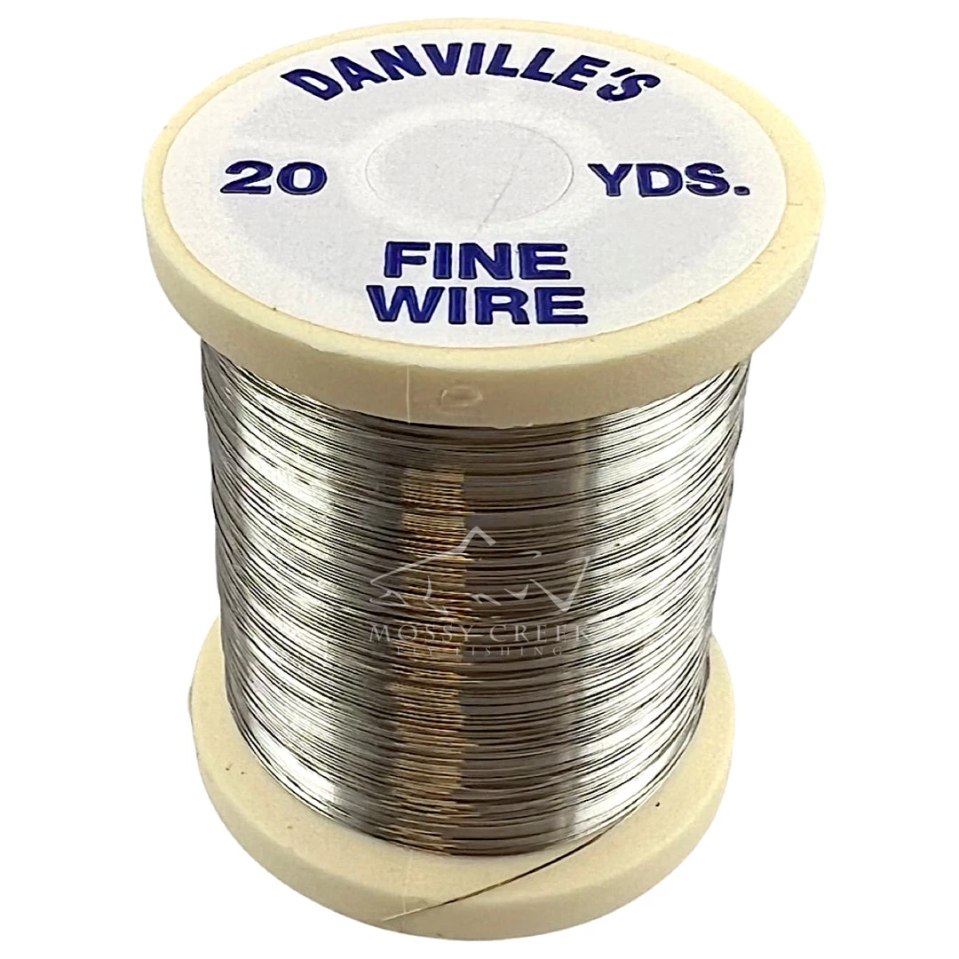 Hareline Thread, Tinsel, Wire Danville's Fine Wire Silver 1 Hareline Thread, Tinsel, Wire Danville's Fine Wire Silver