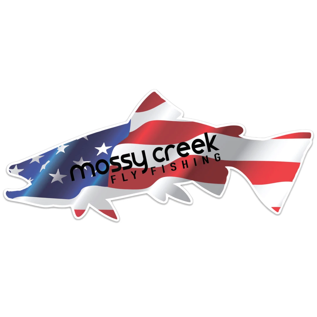 Mossy Creek Fly Fishing Mossy Creek Flag Sticker 9" Gifts 1 Mossy Creek Fly Fishing Mossy Creek Flag Sticker 9" Gifts