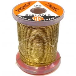 Wapsi Fly Thread, Tinsel, Wire UTC French Oval Tinsel Gold