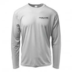 Mossy Creek Fly Fishing Shirts Mossy Creek Solar Crew Pearl Grey