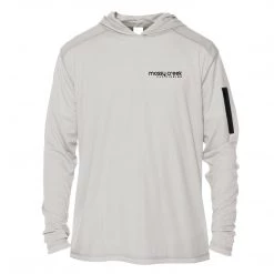Mossy Creek Fly Fishing Mossy Creek Solar Hoody Pearl Grey