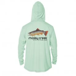 Mossy Creek Fly Fishing Mossy Creek Solar Hoody Sea Grass Shirts