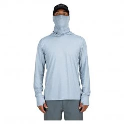 Simms Fishing Products Shirts Simms SolarFlex Guide Cooling Hoody Steel Blue