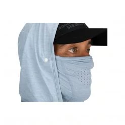 Simms Fishing Products Shirts Simms SolarFlex Guide Cooling Hoody Steel Blue