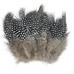 Hareline Strung Guinea Feathers Natural