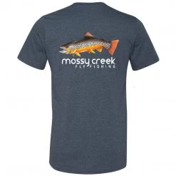 Mossy Creek Fly Fishing Mossy Creek Short Sleeve T-Shirt Heathered Navy