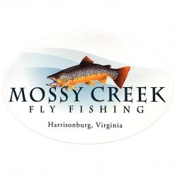 Mossy Creek Fly Fishing Mossy Creek Logo Blue Wave Sticker Gifts