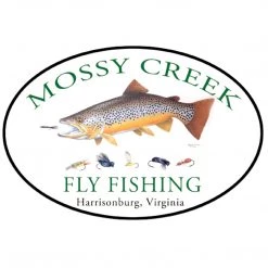 Mossy Creek Fly Fishing Gifts Mossy Creek Logo Oval Sticker