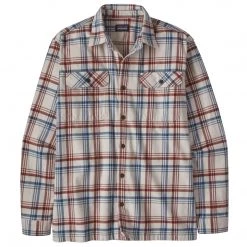 Patagonia Men's Organic Cotton Midweight Fjord Flannel Shirt Cornice Grey SALE