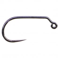 Hooks Fulling Mill Jig Force Black Nickel Barbless Hook 50pk