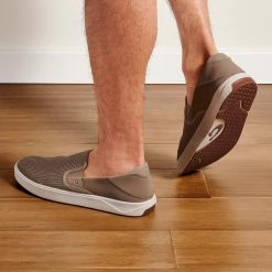 Footwear Olukai Lae'ahi Men's Slip-On Sneakers Clay