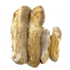 Hareline Snowshoe Rabbits Feet Hair & Fur