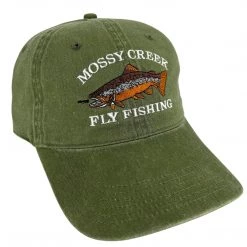 Mossy Creek Fly Fishing Hats Mossy Creek Vintage 6 Panel Hat Light Olive
