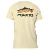 Mossy Creek Fly Fishing Shirts Mossy Creek Short Sleeve T-Shirt Natural