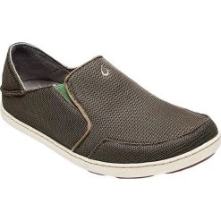 Olukai Nohea Mesh Men's Slip-On Sneaker Mustang Lime Peel