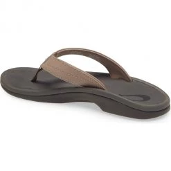 Olukai 'Ohana Women's Beach Sandals Taupe / Island Salt