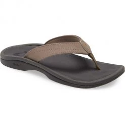 Olukai 'Ohana Women's Beach Sandals Taupe / Island Salt