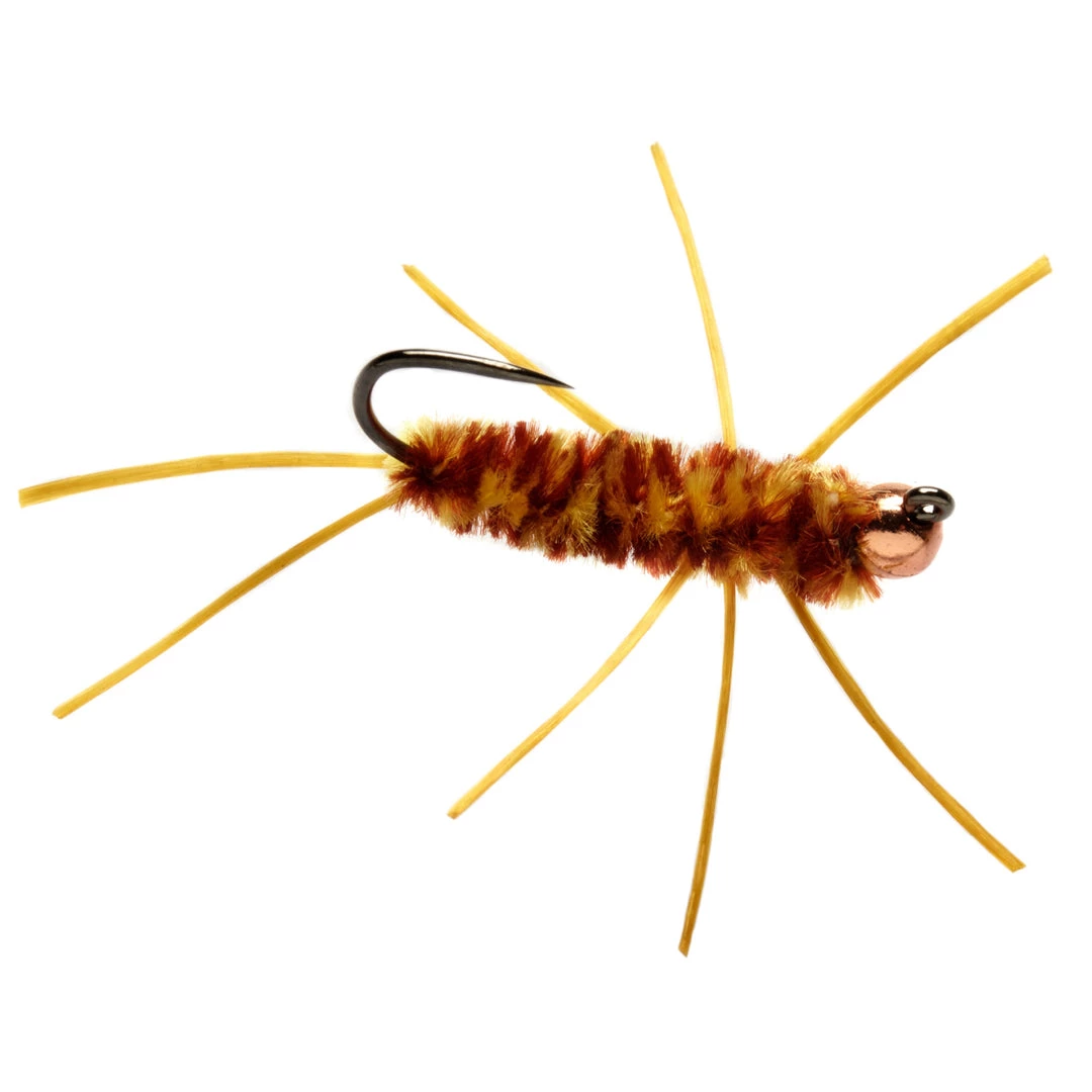 Fulling Mill Flies Jiggy Pat's Brown And Yellow 1 Fulling Mill Flies Jiggy Pat's Brown And Yellow