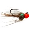 Umpqua Feather Merchants HOT ORANGE BEAD JIG CDC PHEASANT TAIL NYMPH Flies