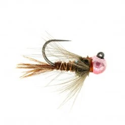 Umpqua Feather Merchants PINK BEAD JIG CDC PHEASANT TAIL NYMPH Flies