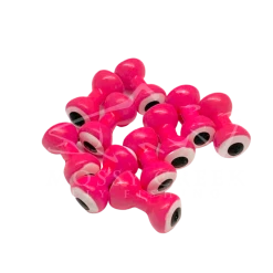 Hareline Double Pupil Lead Eyes Beads, Cones, Eyes