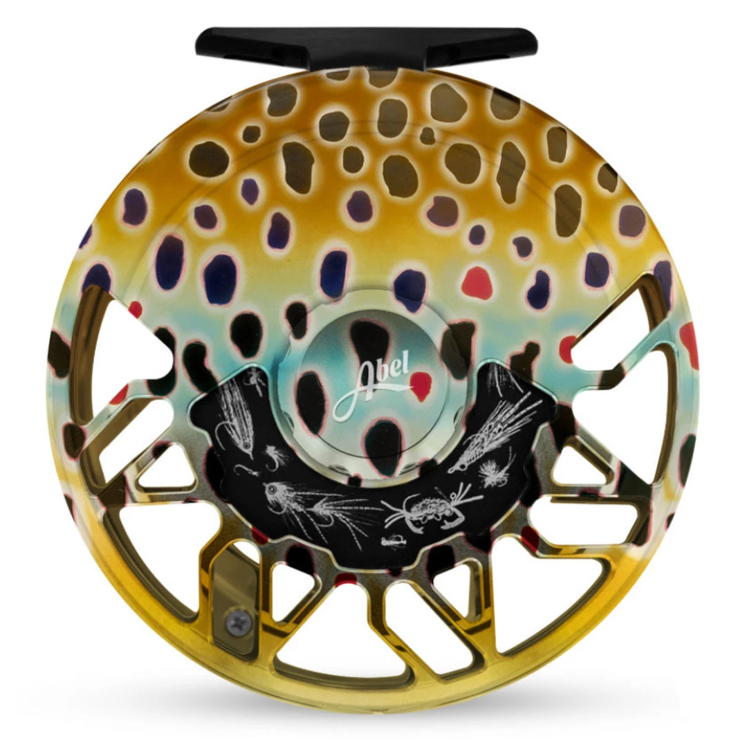 Abel Rove Series Custom Native Brown Trout 5/7 Fly Reel 1 Abel Rove Series Custom Native Brown Trout 5/7 Fly Reel