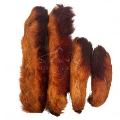 Hareline Snowshoe Rabbits Feet Hair & Fur