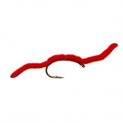 Umpqua Feather Merchants Flies San Juan Worm Red