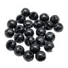 Fulling Mill Slotted Tungsten Bead Matte Black Beads, Cones, Eyes