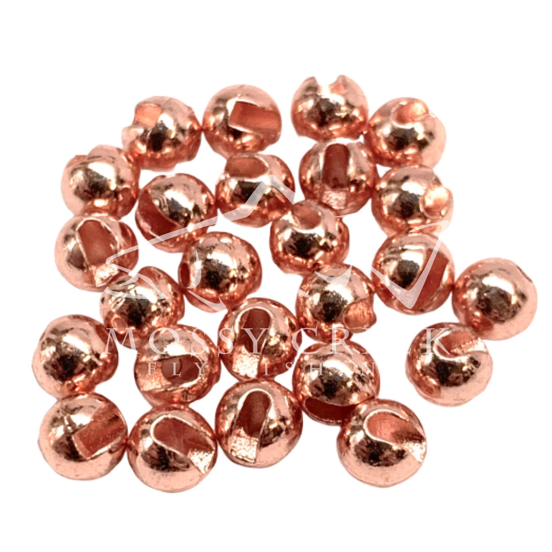 Fulling Mill Beads, Cones, Eyes Slotted Tungsten Bead Copper 1 Fulling Mill Beads, Cones, Eyes Slotted Tungsten Bead Copper