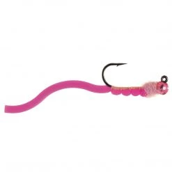 Umpqua Feather Merchants Squirmy Wormie Jigged Pink Flies