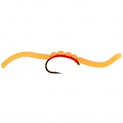 Umpqua Feather Merchants Flies Squirmy Wormie Orange