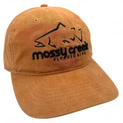 Mossy Creek Fly Fishing Hats Mossy Creek Line Logo Unstructured 6 Panel Toast