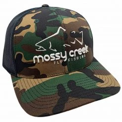 Mossy Creek Fly Fishing Mossy Creek Logo Trucker Camo Black