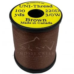 Hareline Thread, Tinsel, Wire Uni 3/0 Waxed Thread