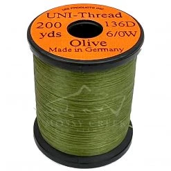 Hareline Thread, Tinsel, Wire Uni 3/0 Waxed Thread