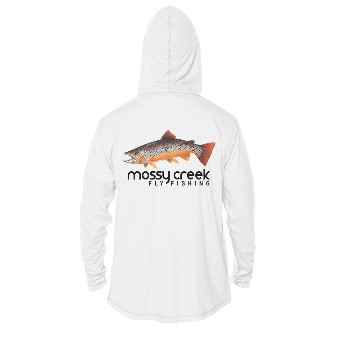 Mossy Creek Fly Fishing Mossy Creek Solar Hoody White Shirts 2 Mossy Creek Fly Fishing Mossy Creek Solar Hoody White Shirts
