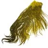 Hareline Feathers Keough Grade #1 Half Saddle Grizzly Yellow